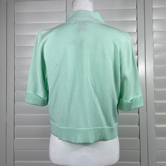 Linda Mathews Cropped Cardigan, size L - Picture 2 of 4